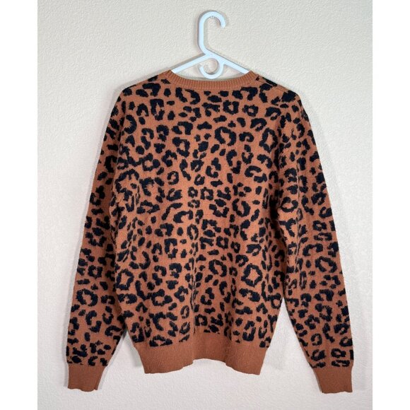 BANKS JOURNAL Wilder Men's Pullover Sweater Leopard Print - Picture 7 of 8